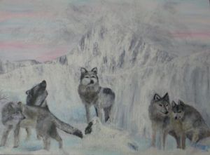 Voir le détail de cette oeuvre: Les Loups